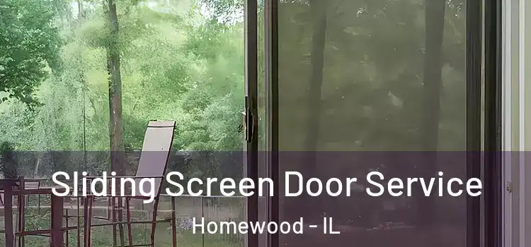 Sliding Screen Door Service Homewood - IL
